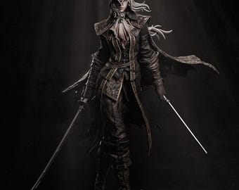 Lady Maria Resin Statue | Bloodborne | Hand Painted or Unpainted Figure