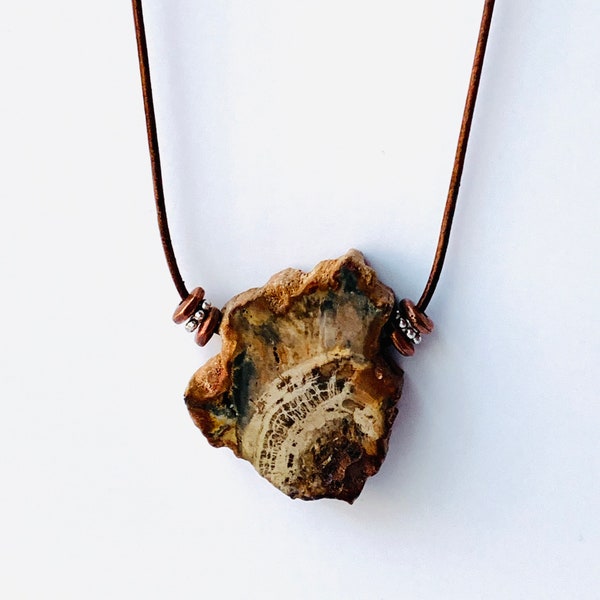 Petrified Wood Pendant