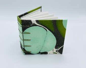 Green Marble Mini Journal - Spectrum Collection