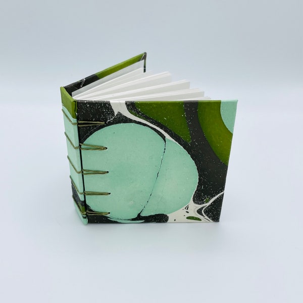 Green Marble Mini Journal - Spectrum Collection