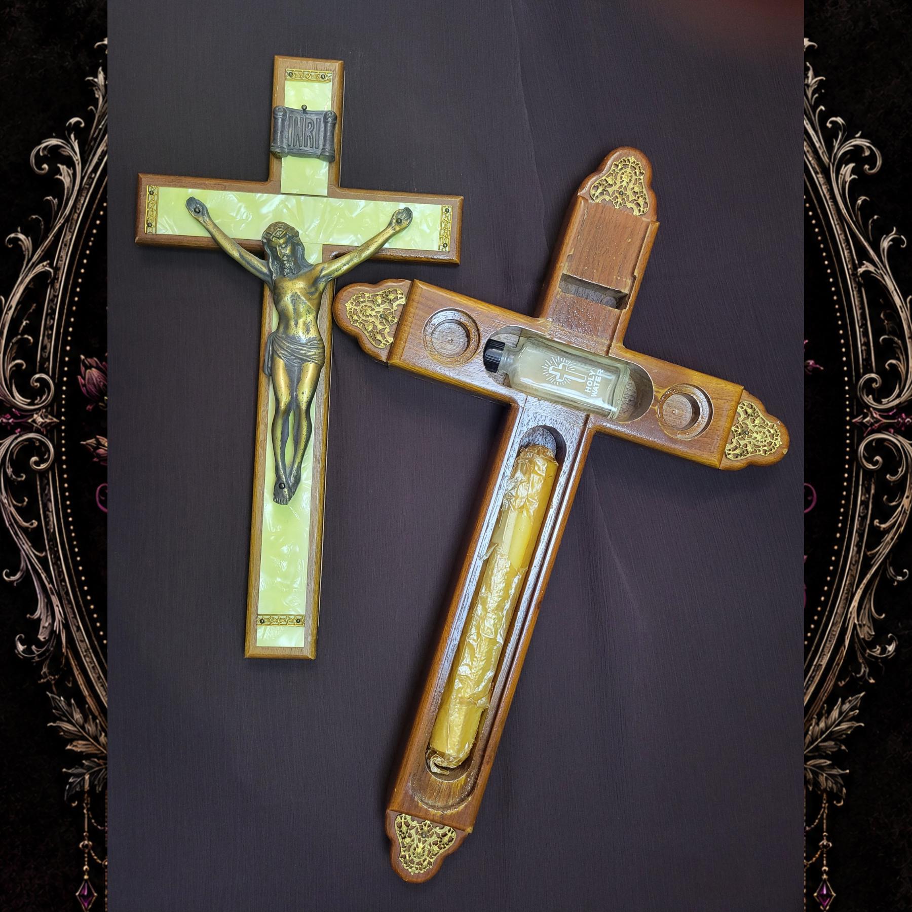 Antique Sick Call Crucifix - Etsy