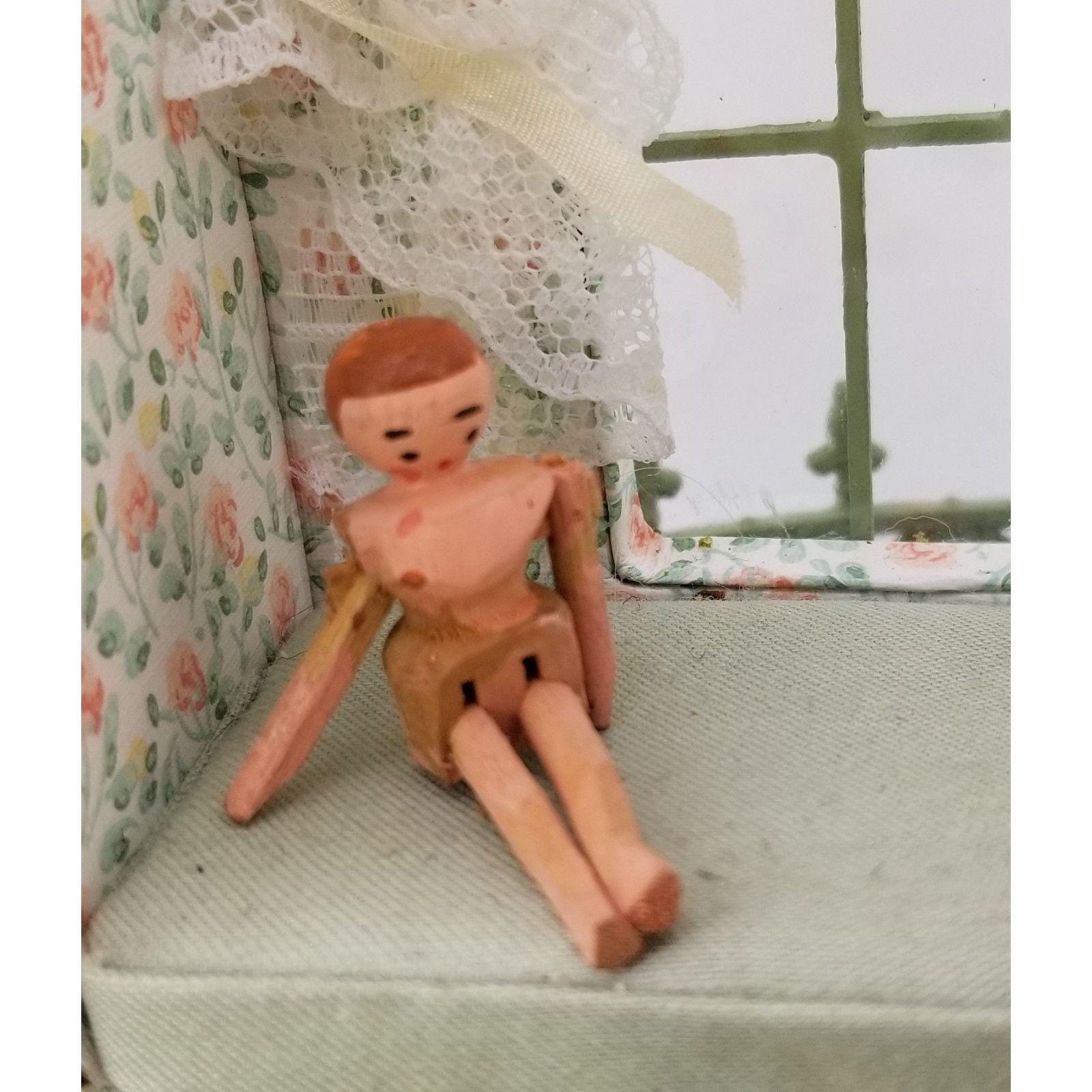 Miniature Wooden Grodnertal Doll - Etsy