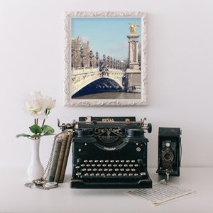 Ponte Alexandre III Bridge Paris France Fine Art Print Wall Art Home Decor France Photography
