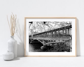 Pont de Bir-Hakeim, Paris Print, Paris France, French Decor, Francophile Gift, Fine Art Photography, Travel, Wall Art, France, France