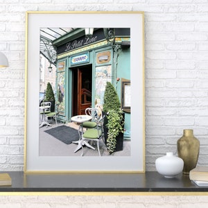 Paris France Le Petit Zinc Restaurant Bistro Fine Art Print Wall Art Home Decor France Photography