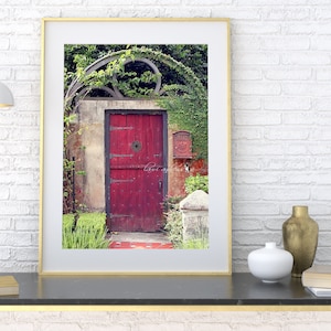 St. Augustine Florida Red Door Fine Art Photography Home Decor Print Florida Print
