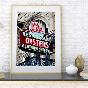 New Orleans Photography The Pearl Restaurant Fine Art Print Wall Art Home Decor Travel Print