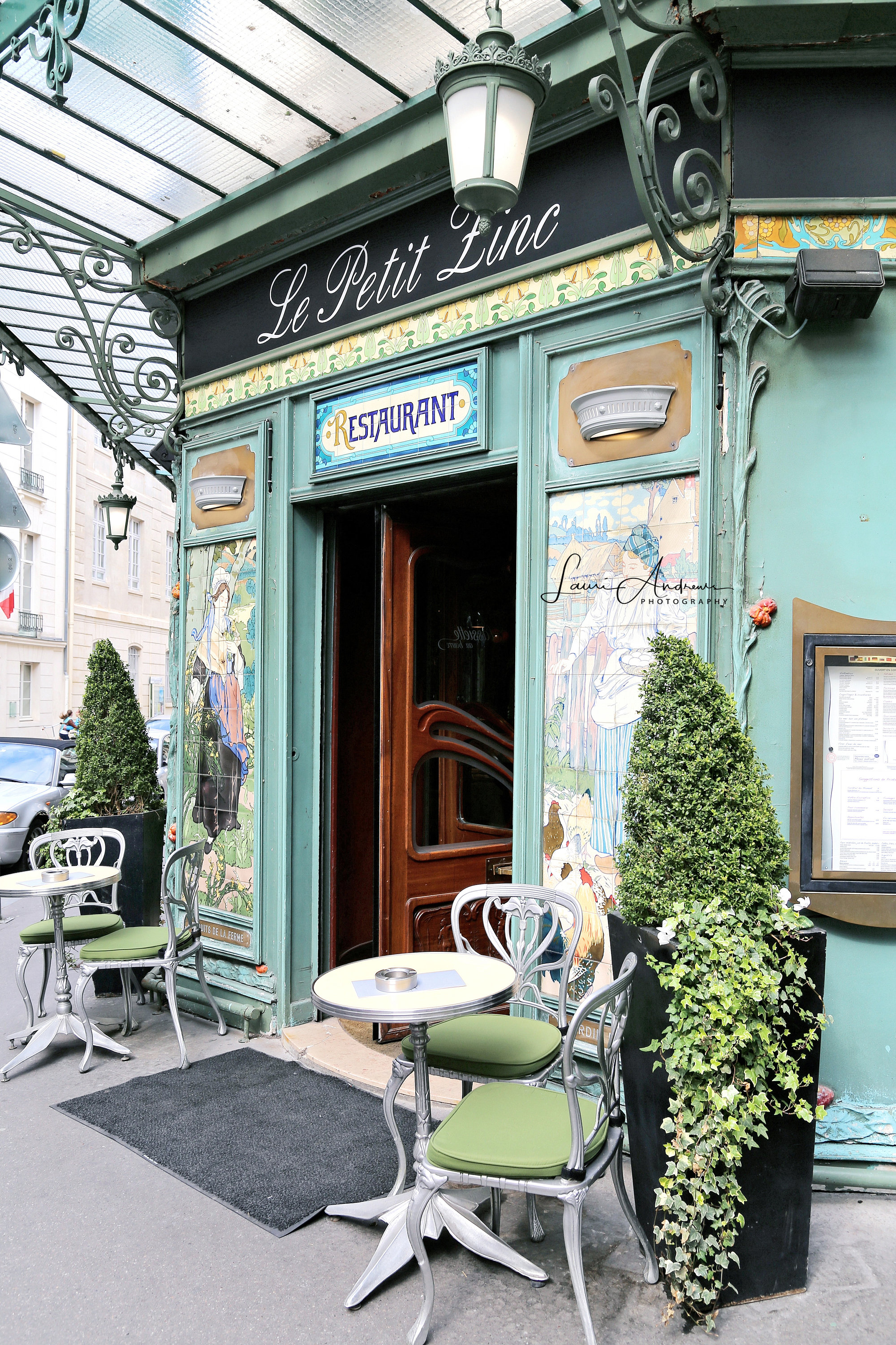 Paris France Le Petit Zinc Restaurant Bistro Fine Art Print Etsy UK