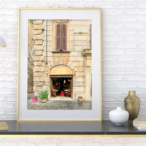Trastevere Rome Print Photography Italy Cafe Art, Home Decor, Fine Art Photography, Travel Photography