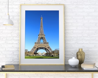 Eiffel Tower, Paris, France, Francophile Gift, Fine Art Photography,  Home Decor, Travel Photography, Color, Photograph