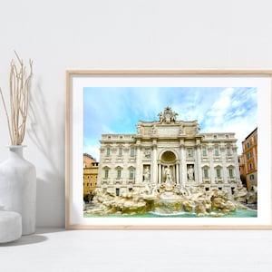 Trevi Fountain Rome Italy Fine Art Print Wall Art Home Decor France Photography Travel Europe