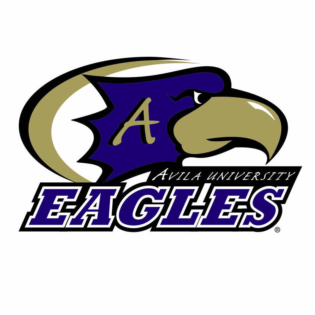 Avila University Avila Eagles Logo on White single Stone Coaster Etsy