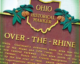 Cincinnati Collection: Over-The-Rhine sign