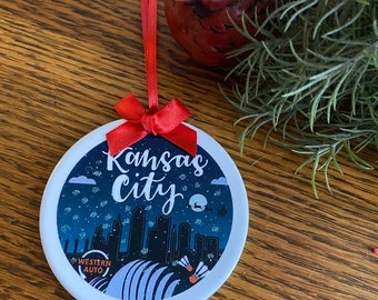 Kansas City Skyline Ornament