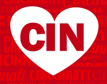 Cincinnati Collection: I LOVE CIN