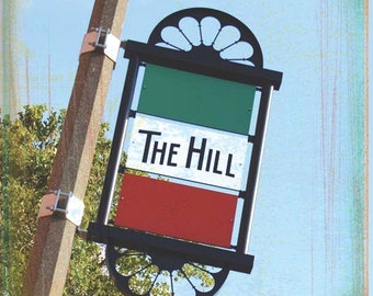 St. Louis Coaster Collection: The Hill (single stone tile coaster)