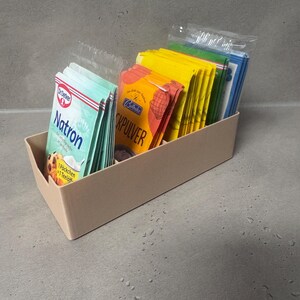 Organizer for baking ingredients & spice packets - Practical storage box made using 3D printing