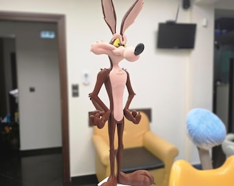 Wile E. Coyote & Road Runner – 3D Printed Figures