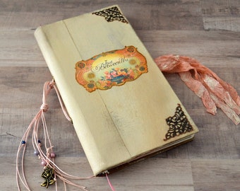 Paris Adventure Romantic Journal, Vintage Journal Diary Book, Old White Insta Photo Album, Book Lover Gift, Travel Scrapbook Guest Book Gift