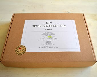DIY Bookbinding Kit With Instructions & Video Tutorial, Make Your Own  Journal Creative Book Arts Bookish Gift, Crafty Gift for Book Lover, 