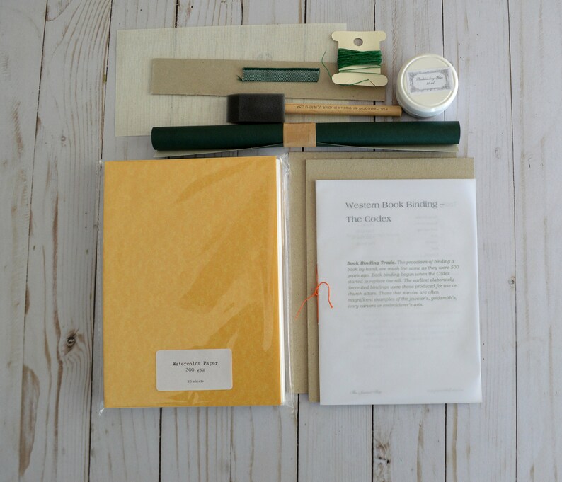 DIY book book binding kit book kit bind my journal kit Etsy