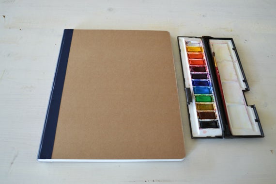 Extra Large Sketchbook 9 X 11.8 23x30 Cm, Artist Art Journal With 300 Gsm  Fabriano Mixed Media Paper, Gift for Creative Artist Portfolio 