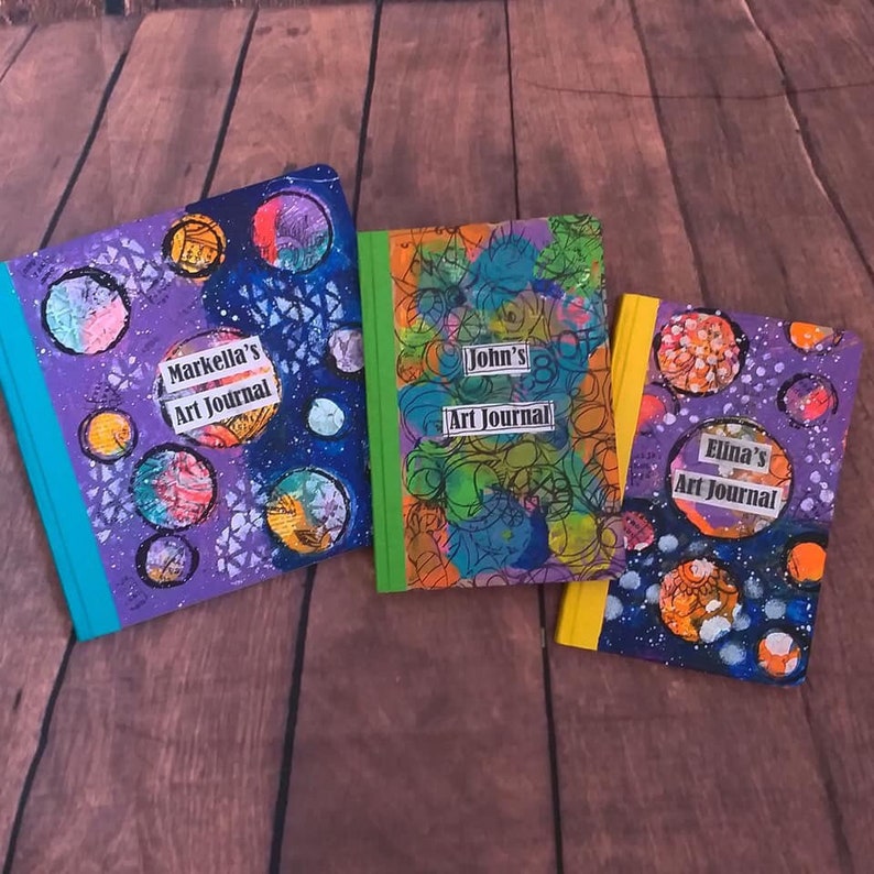 Square watercolor drawing notebook artist blank sketchbook Etsy