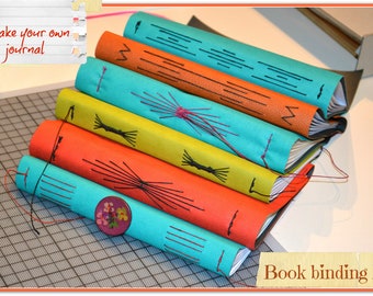Book Binding Kit: Medieval Longstitch Sketchbook Journal - Complete kit with Supplies, Tools & Instructions, Book Making  DIY Travel Journal
