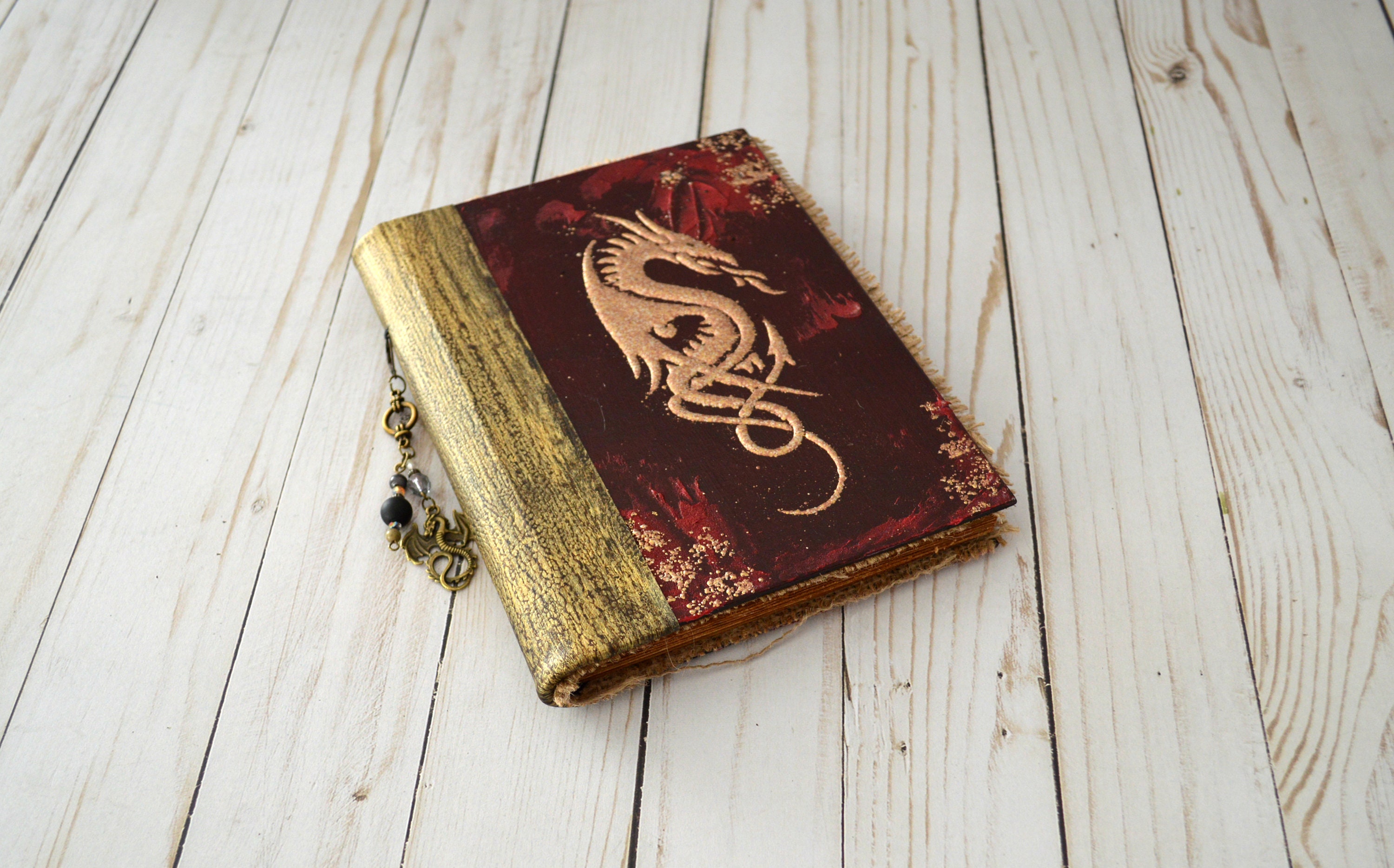 Dragon SpellBook Grimoire Hexen Notizbuch Zauberer RPG LARP Etsy