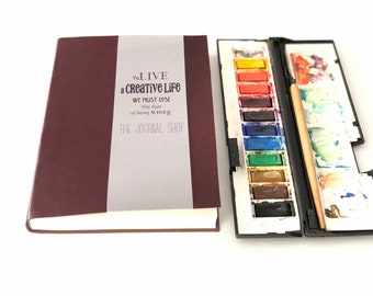 Large Square Watercolor Sketchbook, Lay Flat Art Journal With 140lbs Watercolor  Paper 11 X 11, Huge Artist Notebook Extra Large Book Gift 