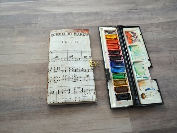 Small Sketchbook With 300gsm Watercolor Paper, Travelers Notebook