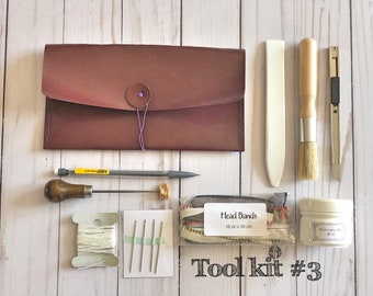 Bookbinding Tool Kit, Gift set for bookbinders, Booklover tool kit, Essential book binding supplies & tools, DIY Journal Make your own book