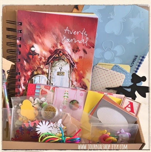 Personalized Art Kit for Kids, Kids Gift Box With Art Journaling Supplies,  Christmas Travel Craft Kit, Homeschool Art for Creative Children 