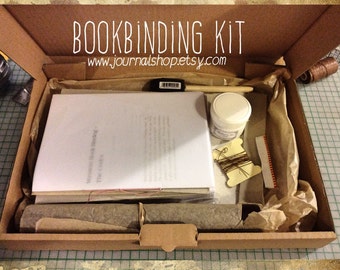 Bookbinding Tool Kit, Gift Set for Bookbinders, Booklover Tool Kit,  Essential Book Binding Supplies & Tools, DIY Journal Make Your Own Book 