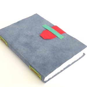 Quaderno da disegno per artista con carta da acquerello in misto cotone Fabriano e copertina Kraftex in pelle vegana, piccolo taccuino da viaggio per artista regalo