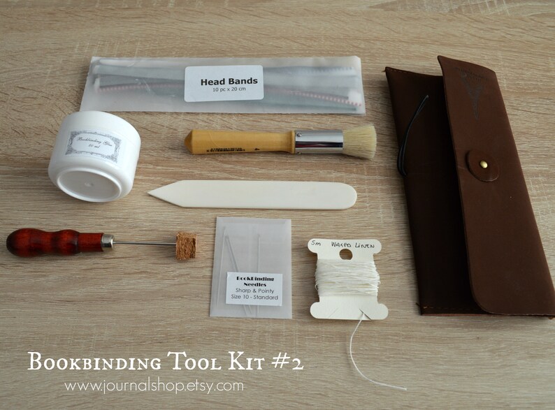Bookbinding Tool Kit Gift set for bookbinders Booklover tool Etsy
