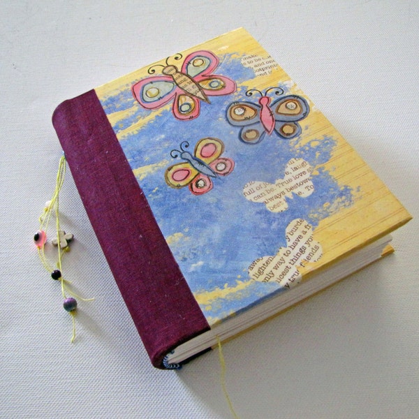 Handmade art journal with 300gsm Fabriano paper, art journal, mixed media , diary, notebook, sketchbook