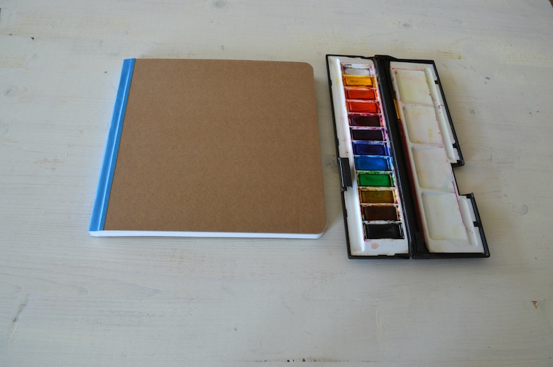 Square Mixed Media Sketchbook Art Journal Gift with 140 lbs Etsy