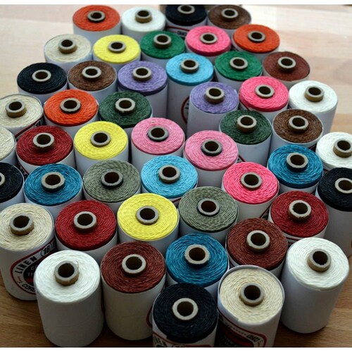 Book Binding Irish Waxed Linen Thread Choose 5 Color Set 25m Etsy