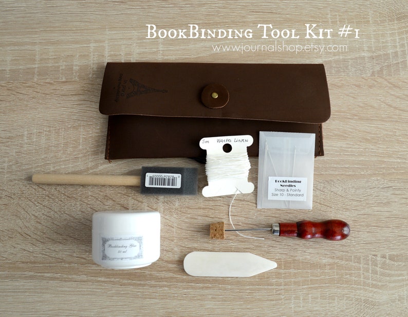 Bookbinding Tool Kit Gift set for bookbinders Booklover tool Etsy