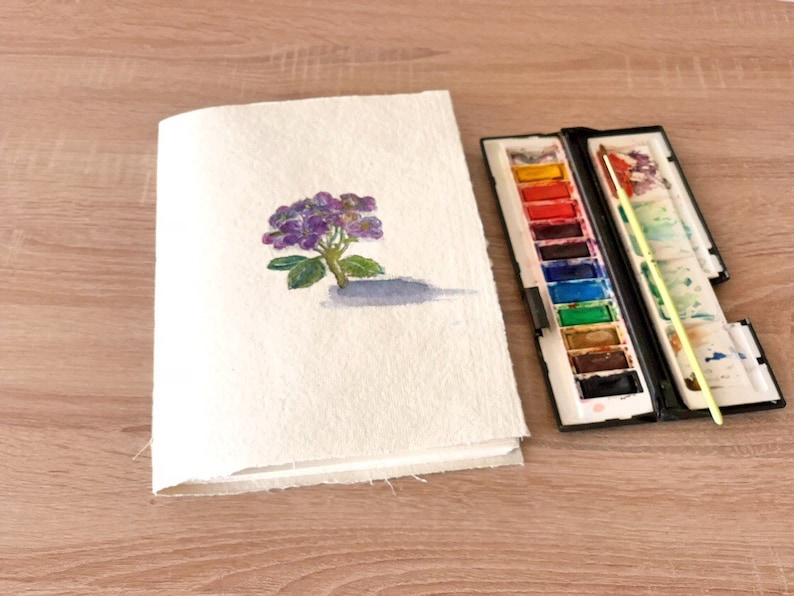 Large Watercolour Sketchbook A4 Eco Journal Diary Lay Flat Etsy Australia
