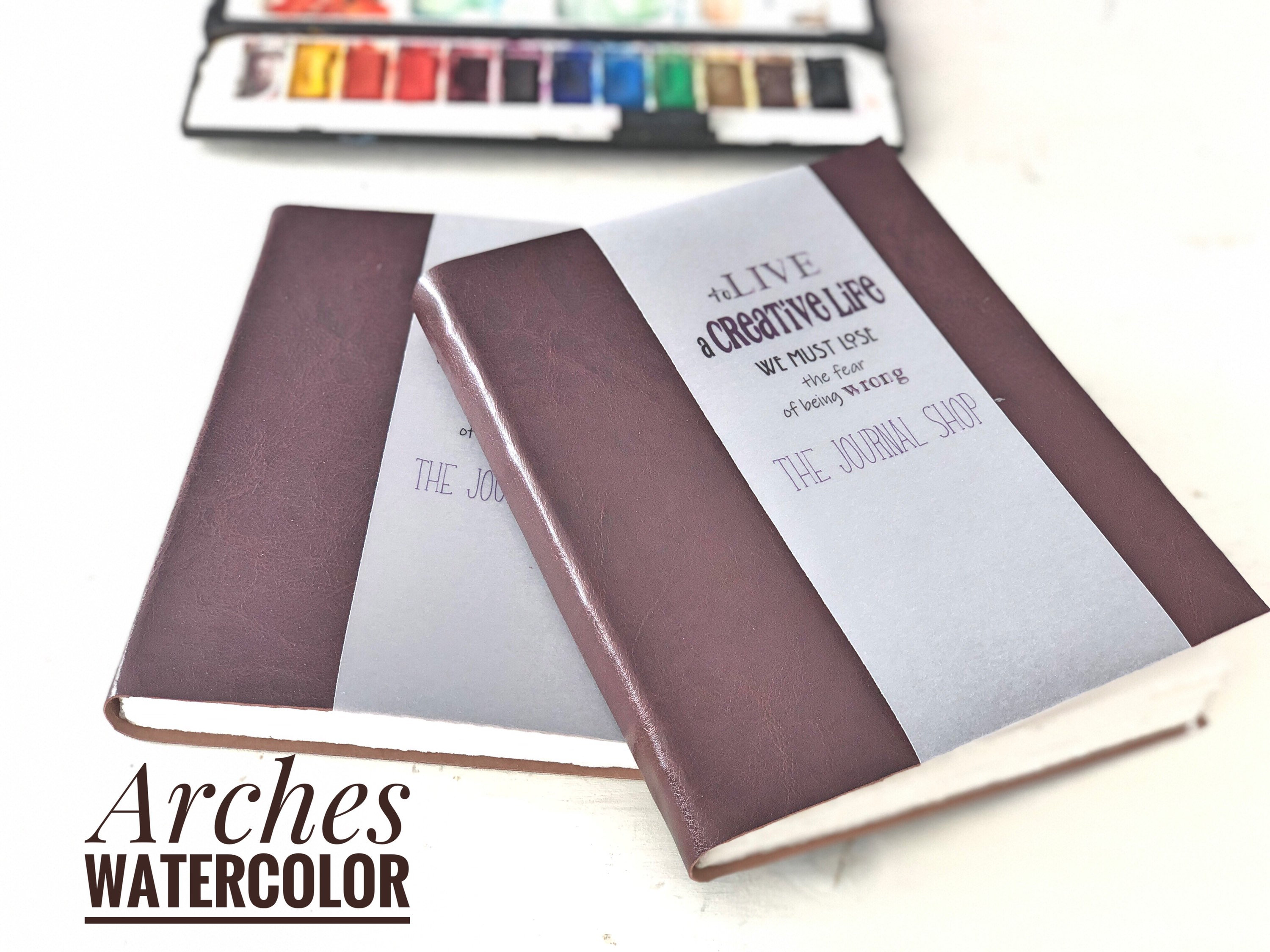 Arches Cotton Watercolor Journal Sketchbook, Fine Arts Paper Travel Journal,  Artist blank book, Small Softcover Journal Book Gift for Artist -   Italia