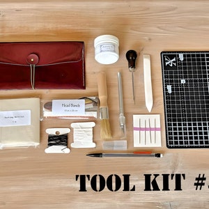 Bookbinding Tool Kit, Gift set for bookbinders, Booklover tool kit, Essential book binding supplies & tools, DIY Journal Make your own book Tool Kit 5