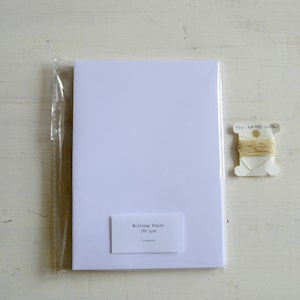 Add-on for the Medieval / Codex bookbinding kits, extra paper in kit and bookbinding supplies - Buy only with one of my kits