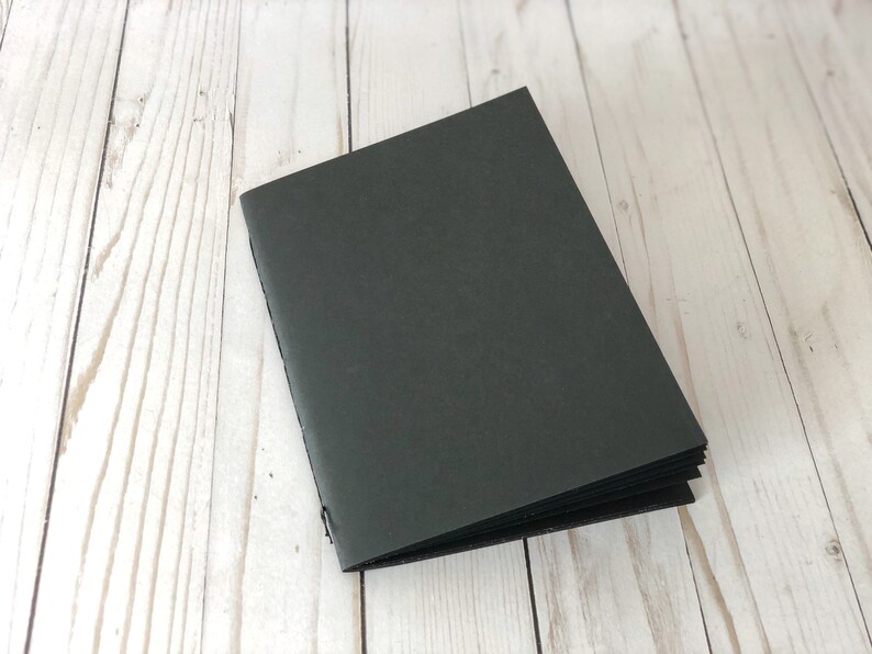 A5 Black Sketchbook Drawing Notebook with 310gsm Black Paper Etsy