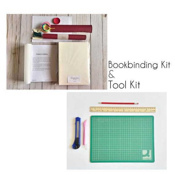WEBEEDY Kit Per Rilegatura, Kit Per Diario Fai Da Te, Realizzato A Mano, Per Diario Personalizzato, Album Da Disegno, Idea Regalo, Regalo Di Compleanno, Quaderno Per Scrittura Per Donne E Uomini, 15 - 2