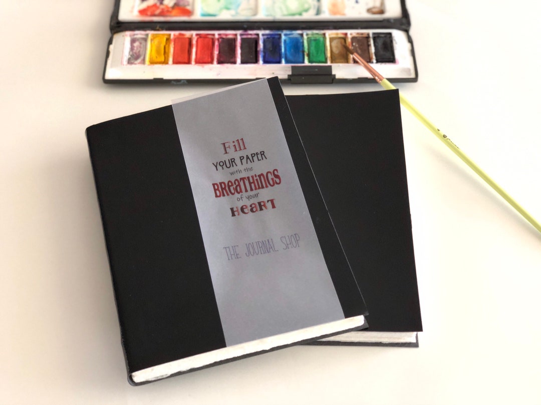 Cotton Watercolor Journal Sketchbook Travel Journal Artist Etsy.de