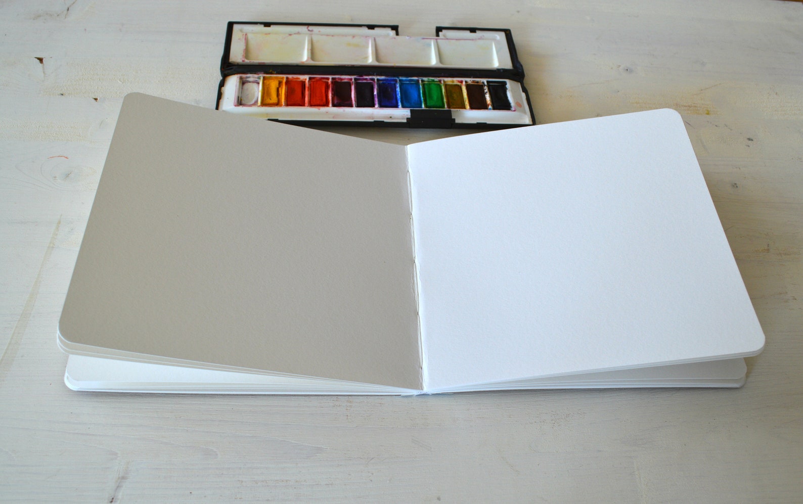 Square Mixed Media Sketchbook Art Journal Gift With 140 Lbs Etsy