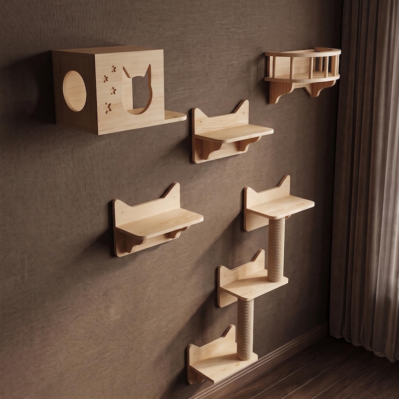 Large Cat Wall Playground - Etsy
