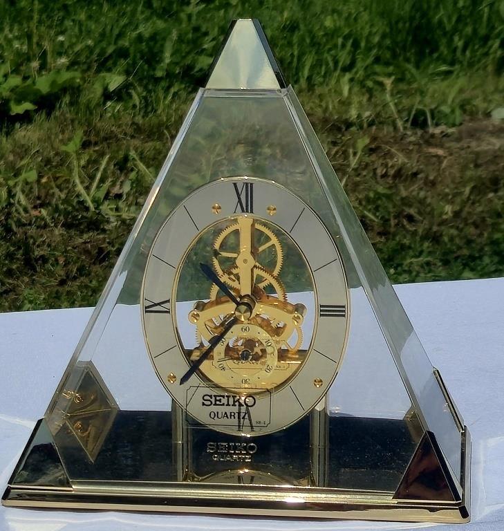 Seiko Pyramid Clock - Etsy